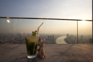 Lecker Cocktails mit schönem Blick