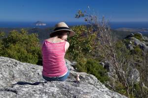 on top of Mount Oberon