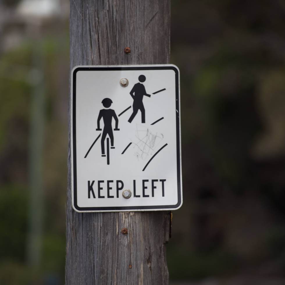 Keep left!